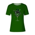 thumbnail image 2 of Mujeres Manga Corta de Verano Tops Impreso Sudadera Casual, Cuello Redondo Blusa Ligera para la Primavera Y el Verano, 2 of 4