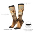 thumbnail image 4 of Naloa Rainbow White Horse Thigh High Socks Extra Long Stretchy Sock Women Over Knee High Opaque Stocking Daily Wear, 4 of 6