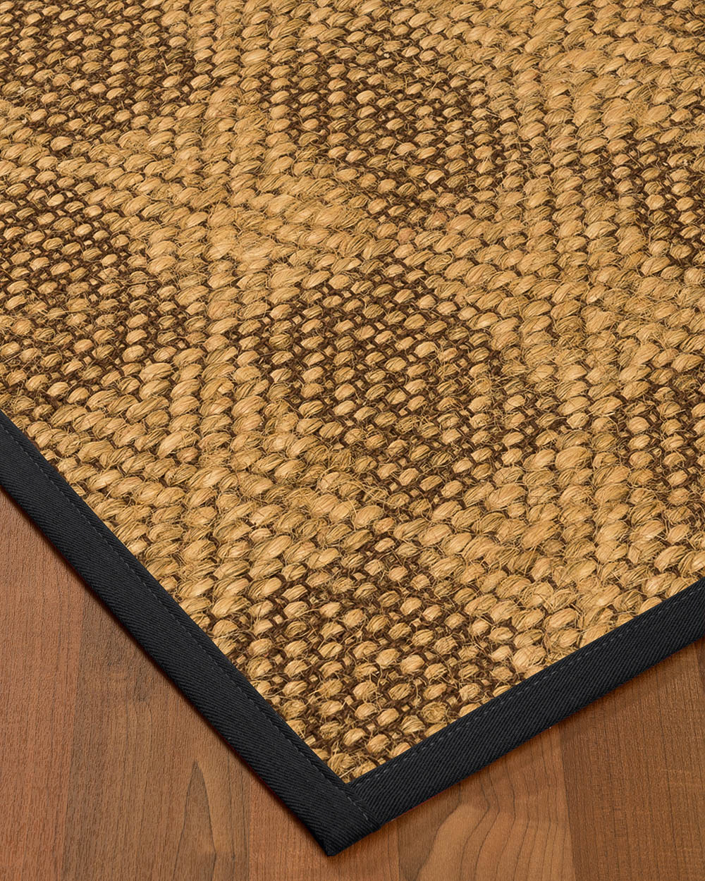 NaturalAreaRugs Parson Sisal Area Rug (2' 6" x 8') MidnightBlue Border