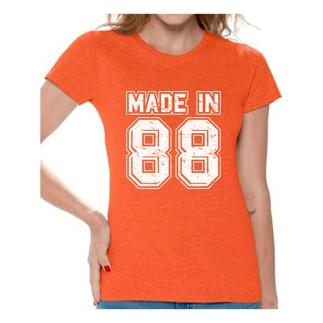 Awkward Styles Made In 88 Tshirt 30th Birthday Party Outfit for Women Born in 1988 Funny Birthday Shirts for Women 30th Birthday Shirt Funny Thirty Shirts Womens 30th Tshirt B-Day Party 88 T-Shirt