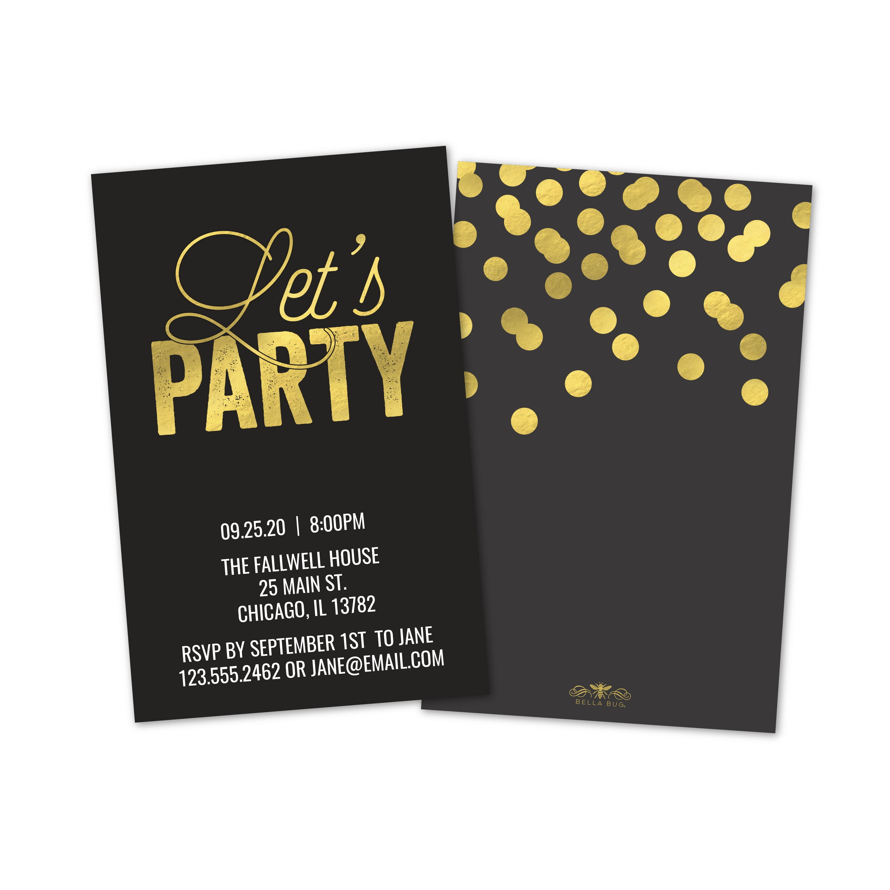 personalized-gold-and-black-party-invitations-walmart-walmart