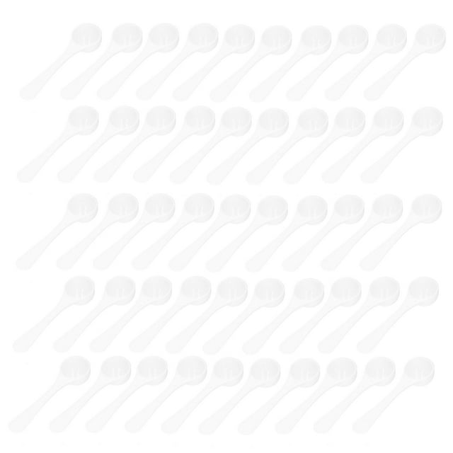 Medicine Powder Scoop,50PCS 5 ml Plastic Fertilizer Scoop Plastic Measuring Spoon User-Friendly Design