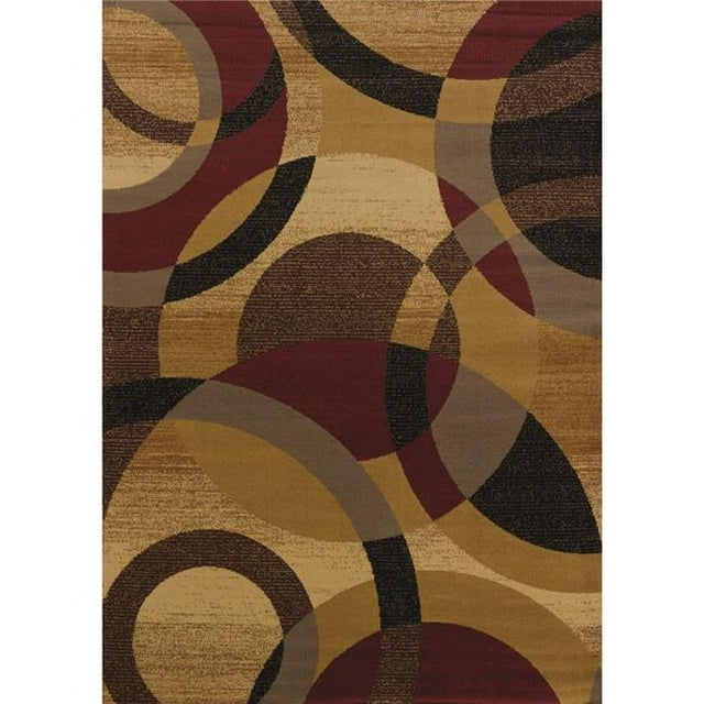 United Weavers 750 00918 24 1 ft. 10 in. x 3 ft. Affinity Ricochet Accent Rug, Gold