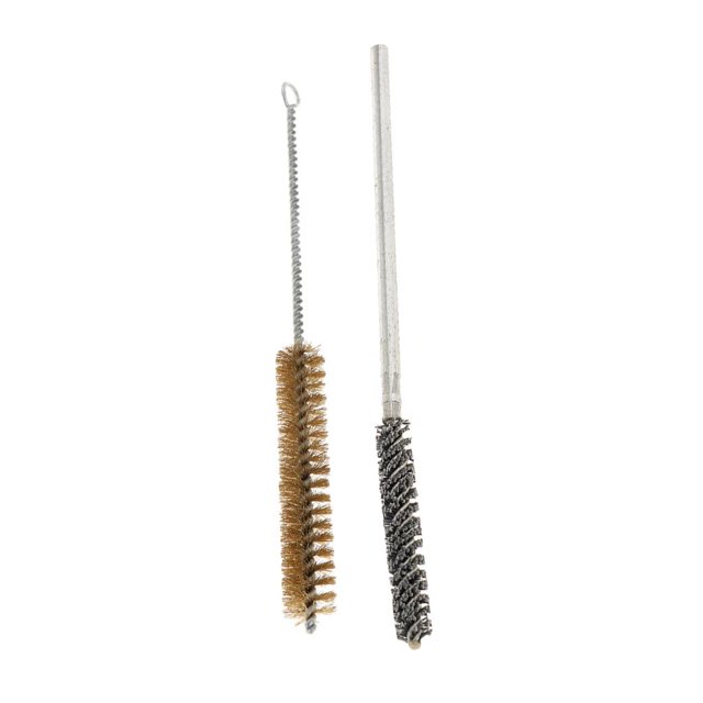 2 Piezas De Cepillo De De Alambre Abrasivo Eficiente De 15 Cm / 6 Pulgadas Para De Agua / Guías De Válvula Sharpla Limpiador de cepillos de tubos