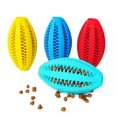 thumbnail image 2 of SHAR Natural Rubber Denta Fun Rugby Mint 11.5cm, 2 of 2