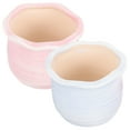 thumbnail image 5 of Worgeous  2 Pcs Ceramic Flowerpot Succulent Planters Pots for Plants Office, 5 of 8