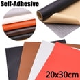 thumbnail image 2 of Parches autoadhesivos de cuero PU de 20x30cm, pegatinas Diy, tela de cuero adhesiva sintética sintética para reparación de sofás, parche adhesivo Deng Xun unisex, 2 of 2