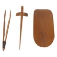 thumbnail image 1 of Bamboo Tea Set, Hand-Made Carving Tea Accessories Tea Scoop, Natural Bamboo Tea Set Tearoom Set For Home Office Tea Accessory Bamboo Pattern, 1 of 8