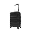 Protege 1 Piece 20" Hardside Carryon ABS Luggage with 2 Packing Cubes