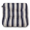 thumbnail image 5 of Classic Accessories 19 x 19 x 5 in. Thick Square Patio Seat Cushion, Navy Sedona Stripe - Pack of 2, 5 of 9