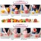 thumbnail image 4 of Exprimidor de limones Manual exprimidor de rosas cítricas, exprimidor de frutas Manual de doble propósito, exprimidor de frutas para limones/lima/naranja/naranja/pomelo, 4 of 5
