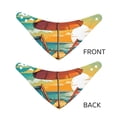 thumbnail image 3 of Naloa Vintage Beach Sunset Dog Bandana Large and Small-Dog Scarf Bib Handkerchief Accessories for Dogs and Cats(S-L)-Small, 3 of 5