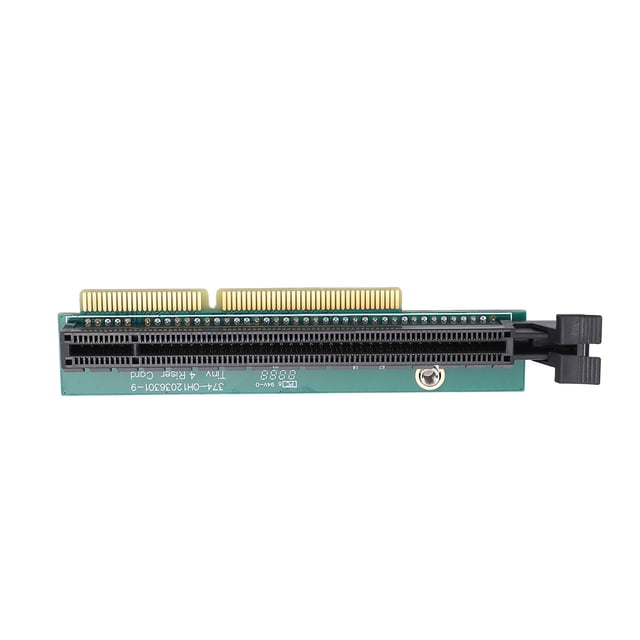 PCIE X16 Riser Card Converter for Tiny 4 Mini PC, 4 Ports Low Profile PCIE Graphics Card Adapter for ThinkCentre M920Q M910Q M910X M920X M720Q P330 P320