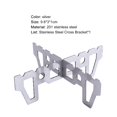 thumbnail image 7 of NIBOLOG Alcohol Stove Rack Temperature Resistant Anti Slip Rust-proof Cross Stove Support Rack for Outdoor, 7 of 7