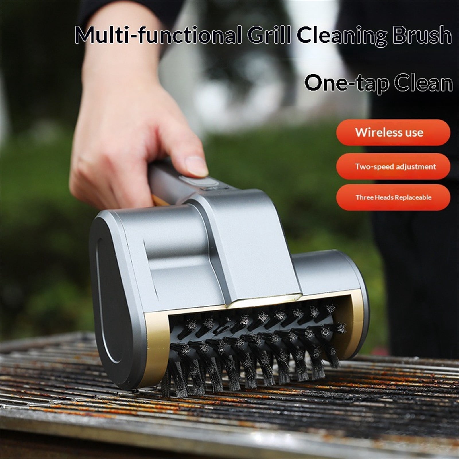 VBODN Grill Utensils, BBQ Cleaner Accessories, Stainless Steel BBQ Grill Accessories, Grilling Gifts, Outdoor Barbecue Utensils Gifts for Men Dad