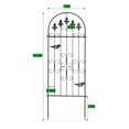 thumbnail image 6 of VINGLI 4PCS Garden Trellis for Climbing Plants,  Plant Trellis Metal Decorate Iron Garden Fence, 43.3”H x 15”W, 6 of 8