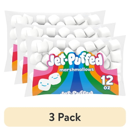 (3 pack) Jet-Puffed Marshmallows, 12 oz Bag