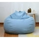 thumbnail image 2 of The color is as shown in the main picture 100*120cm Lazy Classic Bean Bag Chair Sofa Covers without Filler Linen Cloth Lounger Seat Bean Bag Pouf Puff Couch Tatami Living Room, 2 of 4