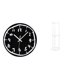 thumbnail image 1 of Reloj de pared,Reloj de pared silencioso y decorativo que no hace tictac,Reloj moderno de 12 pulgadas para pared de casa o oficina,sencillo.,Mesa auxiliar redonda,Mesa auxiliar redonda de, 1 of 8