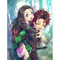 5D Diamond Painting Kits for Adults Demon Slayer Diamond Art Paint with Diamonds DIY Painting Kit Paint by Number with Gem Art Drill and Dotz 12" X 16"