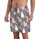 thumbnail image 2 of Fotbe Llamas Trajes de Baño Estampados para Hombre, Shorts de Verano de Secado Rápido, Ropa de Playa, Bañadores-Small, 2 of 6