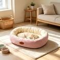thumbnail image 5 of Oval Pet Beds for Indoor Cats Dogs, Washable Pet Bed with Slip-Resistant Bottom for Medium Large Dogs and Cats, 5 of 6