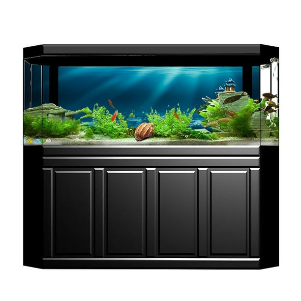 Bunblic 30x18'' Aquarium Background Poster 3d Tank Wall Paper Sticker Decoration M Other M