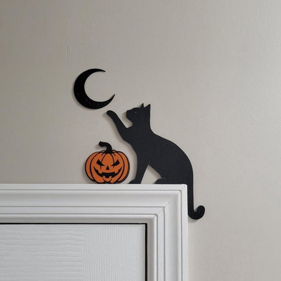 1 * Cat Door Frame Decoration-As Shown