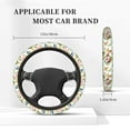 thumbnail image 5 of Balery Steering Wheel Covers Birds And Flowers Elastic Skidproof Steering Wheel Protective Cover Case Fit Universal Auto Accessories Decor, 5 of 8
