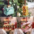 thumbnail image 2 of HongHeng 1Pc Hot Food Christmas Ornaments for Christmas Tree Acrylic Food Ornaments Christmas Decorations, 2 of 2