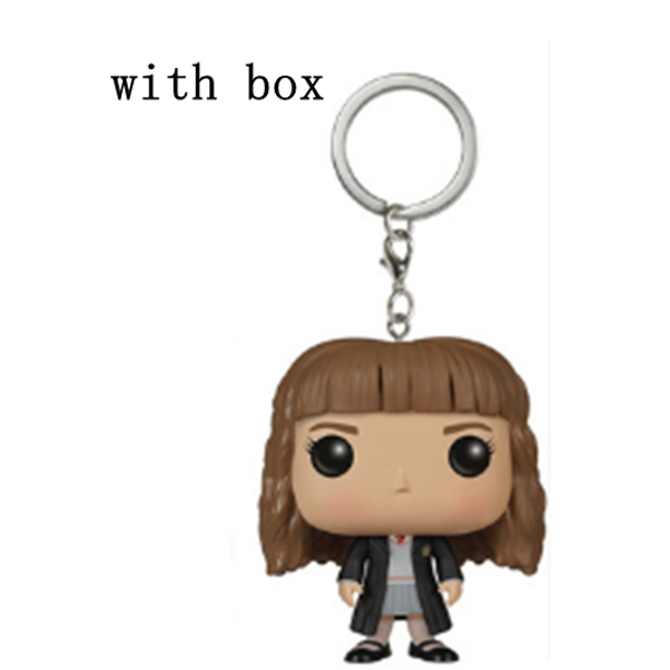 2025 Venta caliente Juguetes Llaveros Colgantes de Harry Figuras de Acción Ron Hedwig Jinny Snape Remus Lupin Moody Juguetes Modelo de PVC para Regalos de Cumpleaños