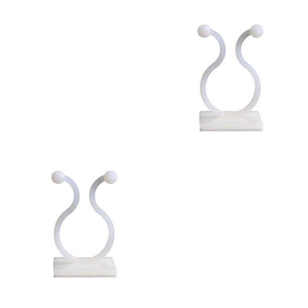 Cateissary Clips para plantas de 100 piezas, accesorio autoadhesivo para tallo de flores, soporte de hebilla, guía de entrenamiento, soporte de Type1 NO1