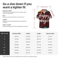 thumbnail image 7 of Fotbe Happy Thanksgiving print Short Sleeve Button Down Shirts for Men Casual Summer Beach Wrinkle Free Shirt-4X-Large, 7 of 7