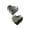 Silver, variant on Love: Silver & Black Color Changing Sequin Heart Nipple Pasties by Pastease®
