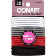 Conair Red, Blk, Grey Elastics