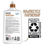 Quick Shine Hardwood Floor Luster, Pfas-Free Formula Floor Polish with Plant-Derived Carnauba 27 fl oz