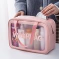 thumbnail image 2 of Nueva bolsa de maquillaje portátil de gran capacidad bolsa de tocador de almacenamiento de viaje portátil impermeable bolsa de almacenamiento de cosméticos transparente, 2 of 4