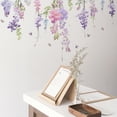 thumbnail image 4 of Yuarrent Pegatina de pared de flores, calcomanía de estilo elegante, pintura para el hogar, papel tapiz, flores extraíbles, estampado de fondo, póster, Decoración del hogar Yuarrent HA079000-00, 4 of 6