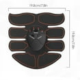thumbnail image 2 of Tone Your Abs, Buttocks & Hips At Home with EMS Muscle Stimulator Massager - 8 Abdominal Pads - Battery Powered, 2 of 8