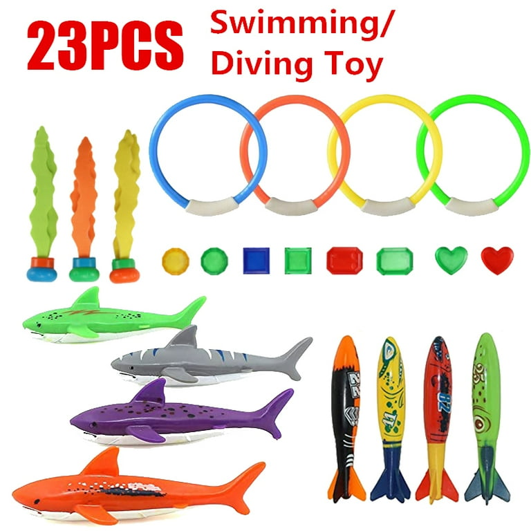 Shark torpedo pool store toy