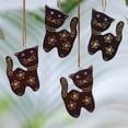 thumbnail image 3 of NOVICA Wood ornaments, 'Sweet Felines' (Set of 4), 3 of 5