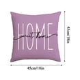 thumbnail image 2 of Throw Pillow Cover with Modern Floral Print, Plant Pattern Decorative Square Cushion Case, for Living Room Couch Bedroom Sofa Home Decor, 2 of 5