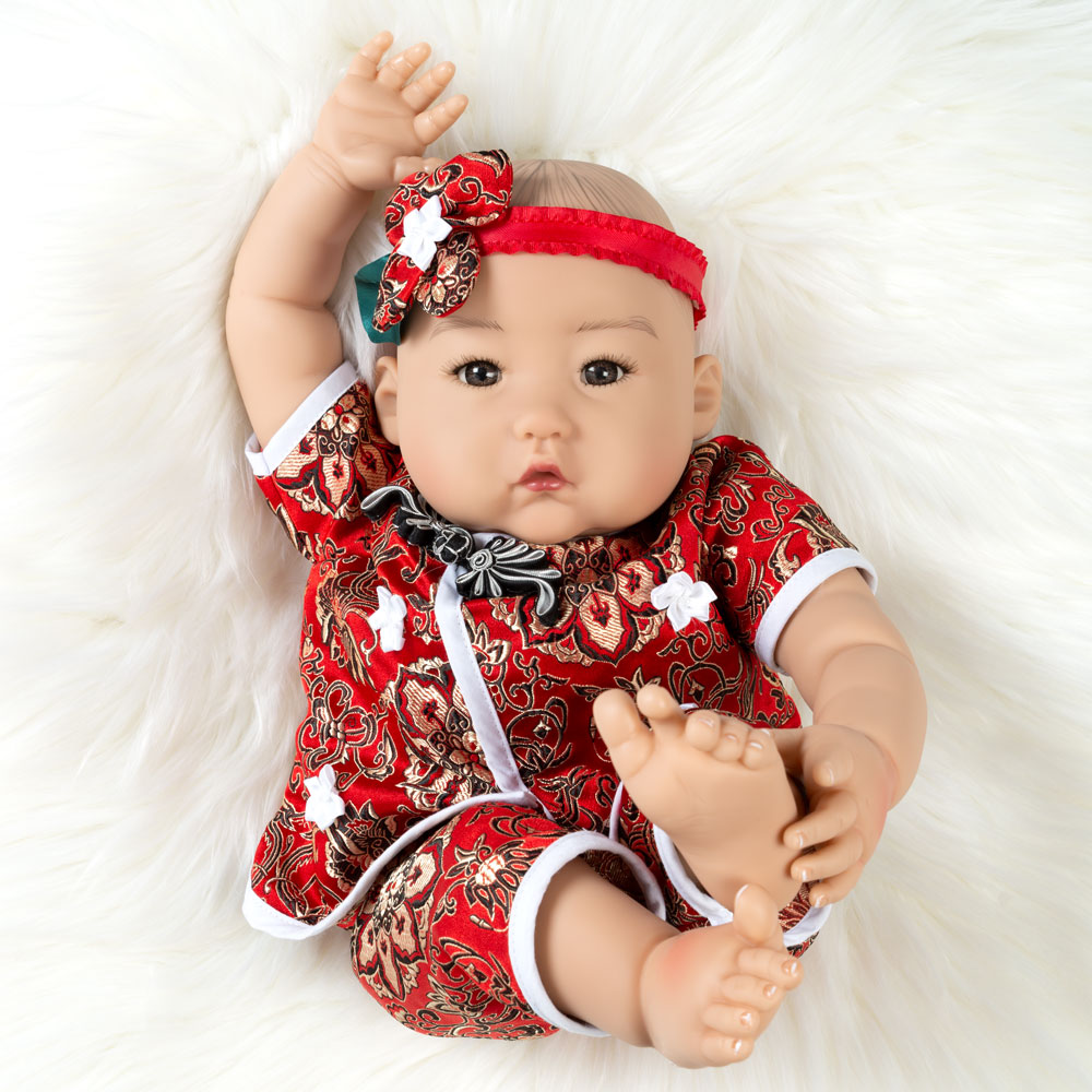 ○待望の再入荷｜ dolls on Pin Paradise Beautiful Galleries Asian Baby Doll，  Realistic Lifelike Bamboo， 20 inch Weig