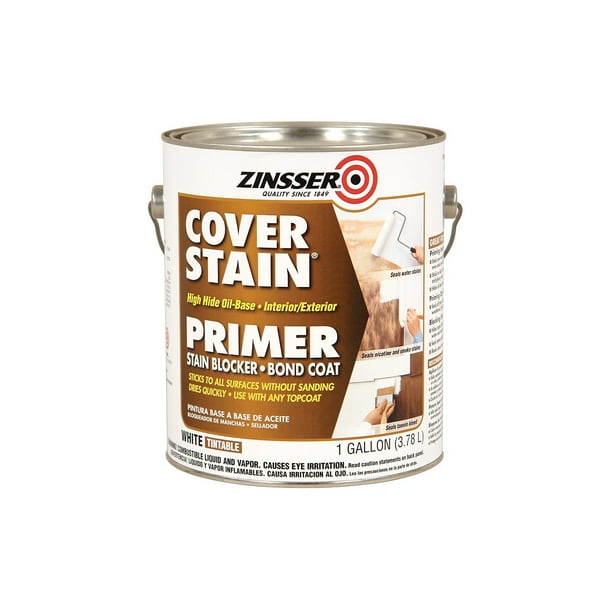 RUSTOLEUM ZINSSER HIGH HIDE COVERSTAIN PRIMER 3551