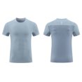 thumbnail image 4 of Tshirts Shirts for Men, Fashionable Men's Tight Fitting Drying Casual Round Neck Short Sleeved Top, 4 of 5