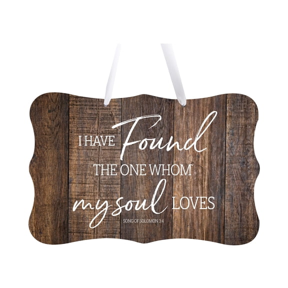 LifeSong Milestones Wedding Wall Hanging Signs For Ceremony And Reception For Couples - I Have Found