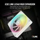 thumbnail image 2 of Ventilador Corsair iCue Link LX140 RGB 140 mm PWM Blanco, 2 of 6