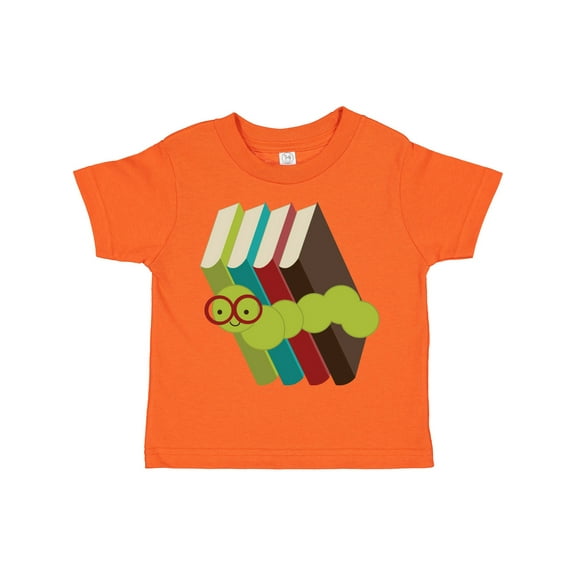 Inktastic Bookworm Books Reading Boys or Girls Toddler T-Shirt