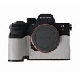 thumbnail image 1 of GadgetCom Camera Half Case Compatible with Sony Alpha 7RV A7R5 , Anti-Slip PU Leather Shell Protective Cover, 1 of 7