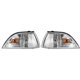 thumbnail image 1 of 1 Pair Car Front Corner Lamp Signal Lamp Light for EE90 AE90 1989 1990 1991 1992, 1 of 5